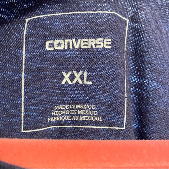 Converse Men’s Navy Blue T-shirt Size: XXL - Picture 3 of 3